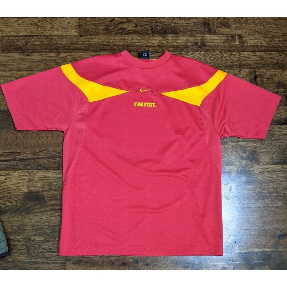 Iowa State Shirt Nike Dri-Fit Shooting Jersey Size M Logo rn#56323 ca# 05553